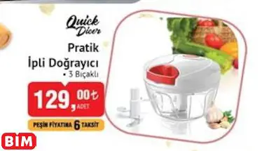 QUİCK DİCER PRATİK İPLİ DOĞRAYICI